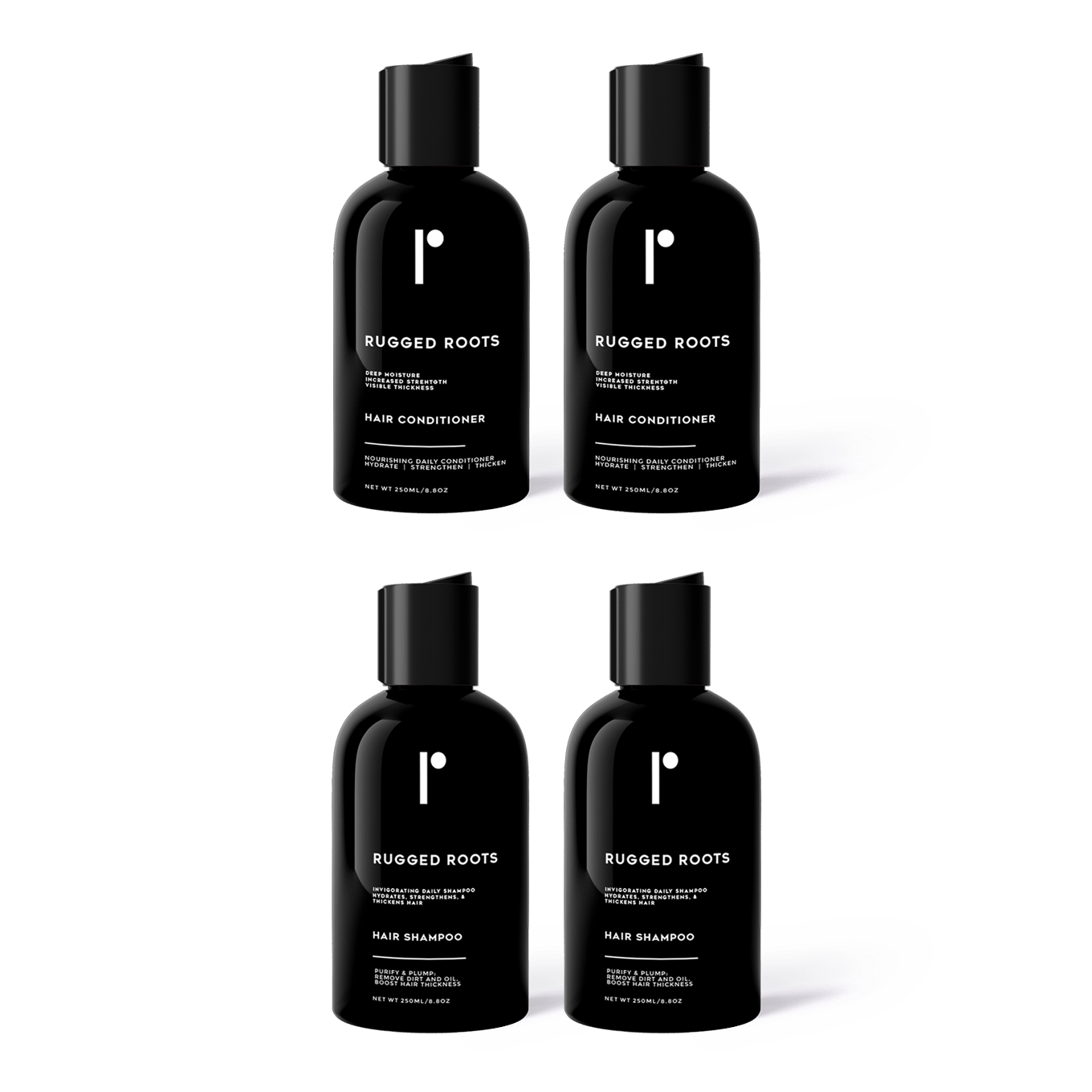 Rugged Roots Double Pack Thickening Shampoo and Conditioner Combo