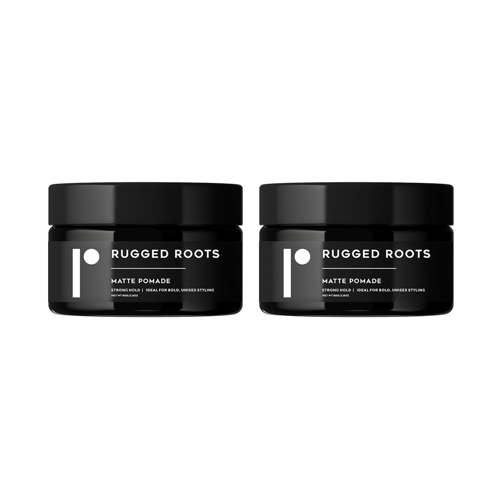 Rugged Roots Matte Pomade – Strong Hold, Matte Finish