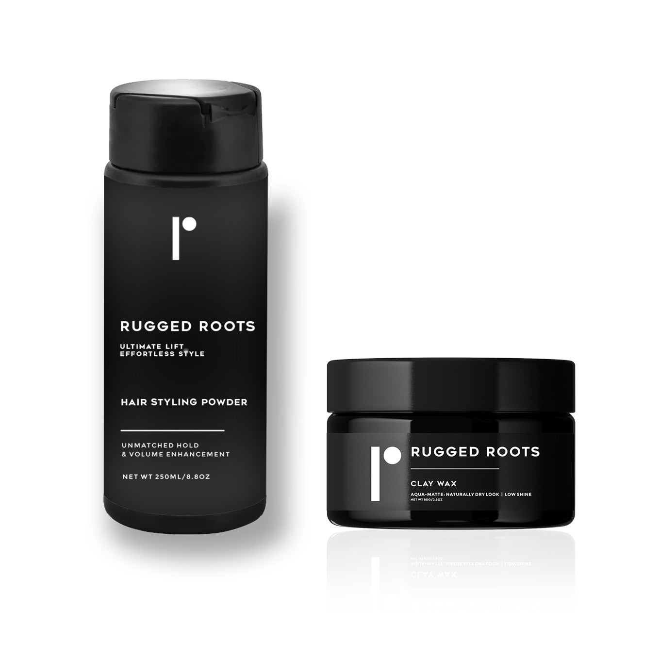 Rugged Roots Hair Powder and Clay Wax Combo Pack