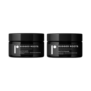 Rugged Roots Matte Paste and Matte Pomade Combo Pack